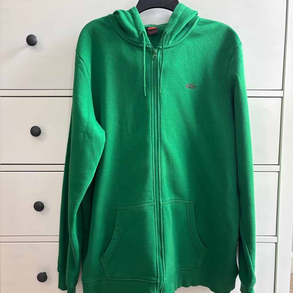 Nike 6.0 XL Green Zip-Up Hoodie
